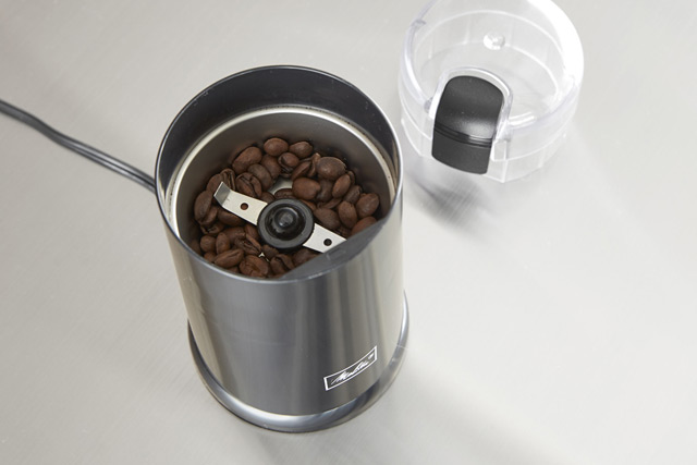 電動　ミル　グラインダー　ドリップ　メリタ　珈琲　コーヒー　melitta coffee rayes レイエス　スクエア　ダブルウォールグラス