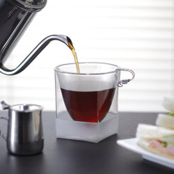 ボトムカバー　コーヒー　珈琲　サンドウィッチ　coffee　rayes　レイエスダブルウォールグラス