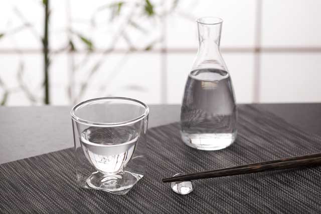 焼酎グラス　日本酒グラス　冷酒　rayes レイエスダブルウォールグラス