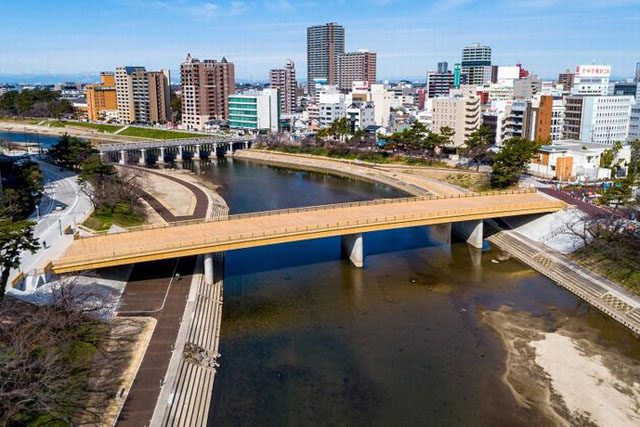 桜城橋　岡崎市　どうする家康 松潤 松本潤  rayes レイエス ダブルウォールグラス